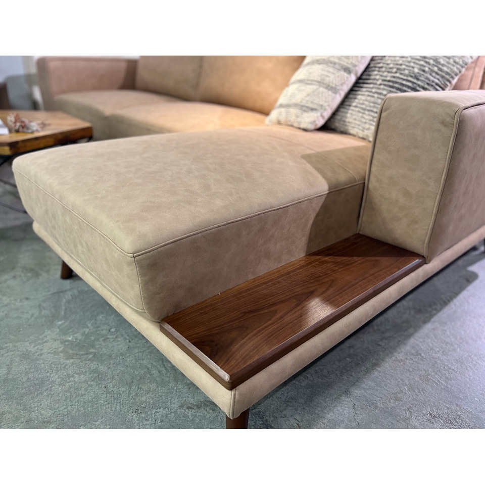 カウチソファV-991【送料・開梱設置無料】ベージュ | NOCEノーチェ