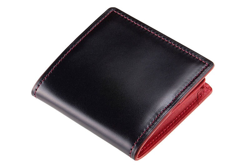 キプリス】小銭入れ(BOX型)□オイルシェルコードバン＆シラサギレザー