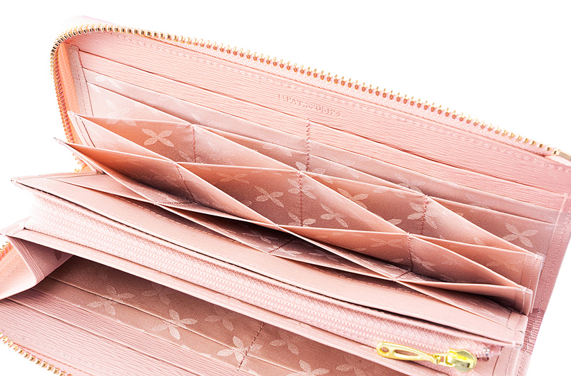 キプリス】ハニーセル長財布(L字ラウンドファスナー束入)□リサッカ