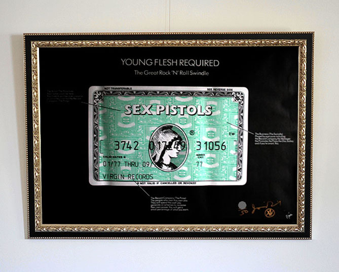 Jamie Reid/ジェイミー・リード 'Young Flesh Requi' Sex Pistols