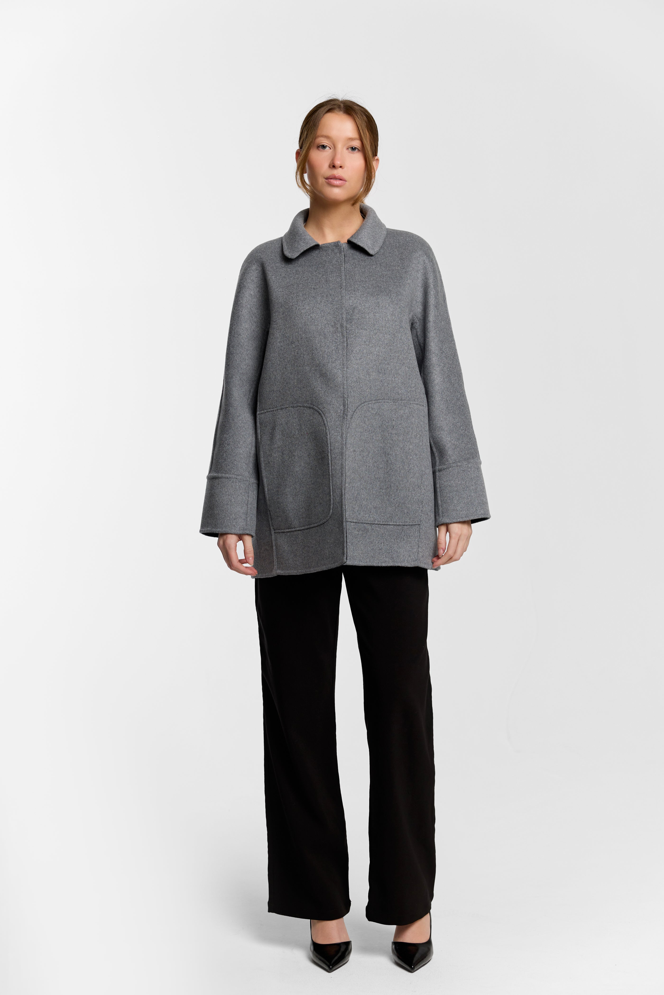 Cashmere Reversible Half Coat – NOMADICO CASHMERE