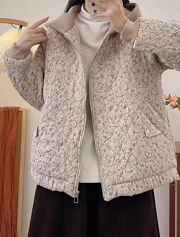 ぷくっと花柄アウター | Northmall（ノースモール）暮らしを素敵にする