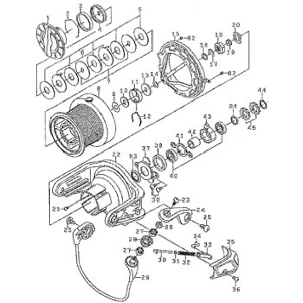ダイワ(Daiwa) パーツ:ウインドキャスト 4000QD スプール(2-8)/5-200M