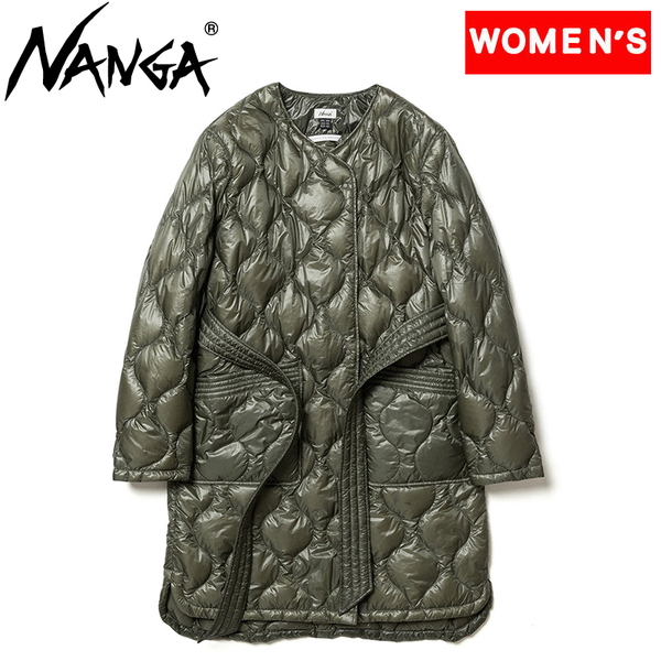 ナンガ(NANGA) オニオン キルト ノーカラー ダウン ハーフ コート
