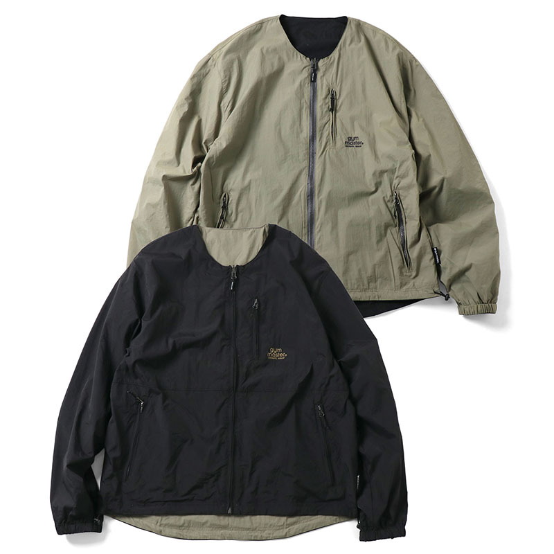 gym master(ジムマスター) リバーシブルナイロンノーカラージャケット