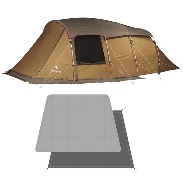 スノーピーク(snow peak) エントリー2ルーム エルフィールド+マット