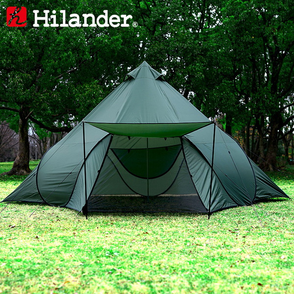 大型なのにポップアップでかんたん設営 ポップワンポールテント