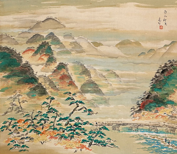 池田遙邨 嵐峡秋色/掛け軸(Hanging scrolls) 絵画の買取 販売 鑑定