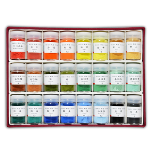 24色セット赤函（24 color set） | 岩絵具 (Iwa Enogu)(Iwa Enogu