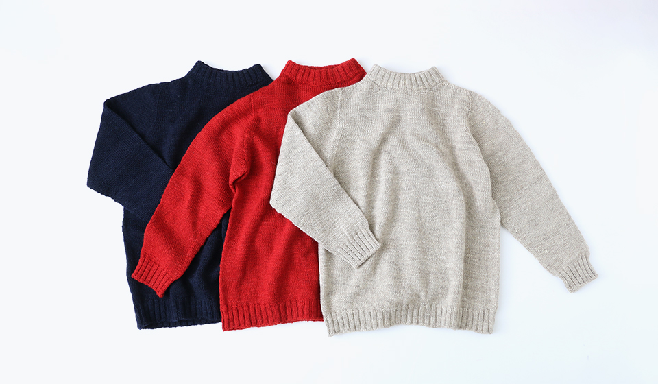 デザイナーが話したくなる】麻わたウールのセーター｜中川政七商店