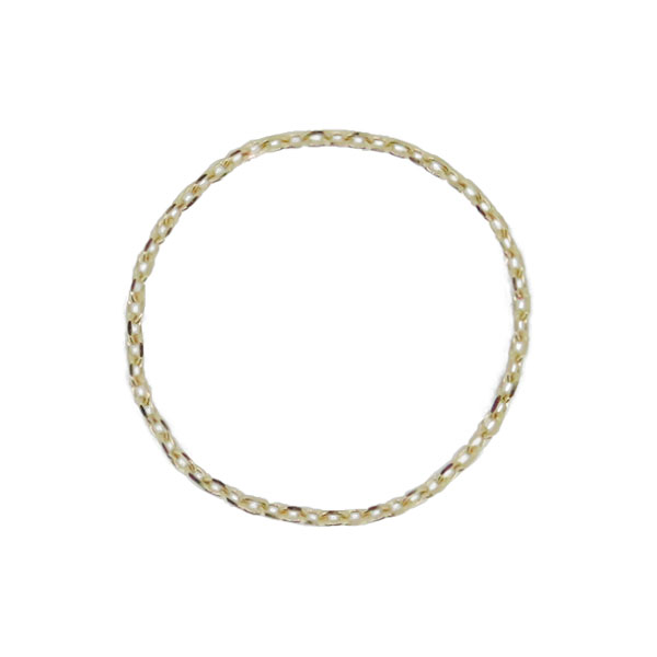 K18 チェーンリング 228SDC4 #9: K18(18金)│アクセサリーパーツの