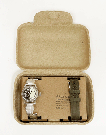 WW2 REPLICA TYPE A-11 24H PILOT WING パイロットウオッチ シルバー