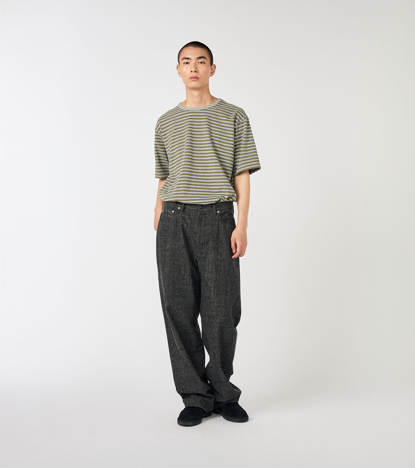 nanamica / COOLMAX Stripe Jersey Tee