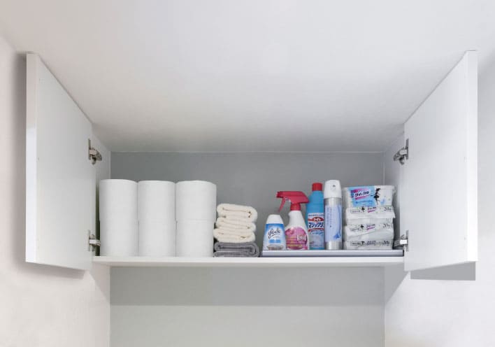 トイレ収納 | トイレ上部収納 | 収納なら南海プライウッド