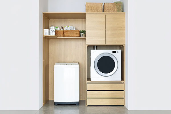 ランドリールーム・洗面所 | 収納（食器棚・収納棚・飾り棚・壁厚