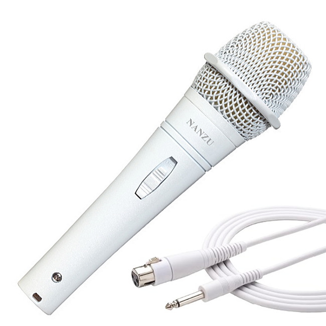 白マイク NZ-M527W ダイナミック型（白ケーブル4.5m付） ｜ なんず