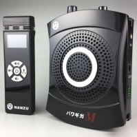 超小型ワイヤレスアンプ（ワイヤレスマイク付属）パワギガM ｜ なんず