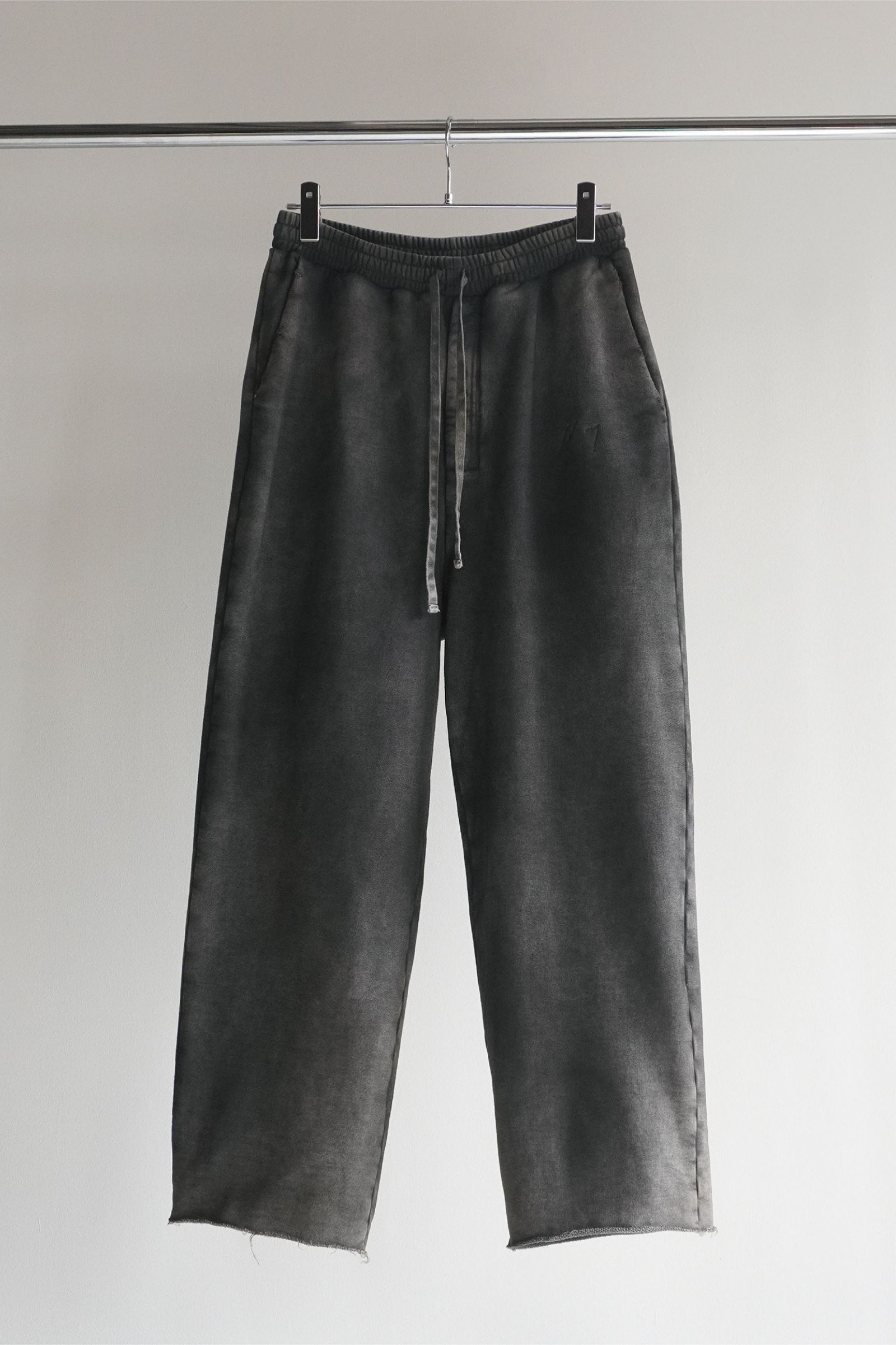 ANCELLM - DYED SWEAT PANTS | BLACK | スウェットパンツ | NapsNote