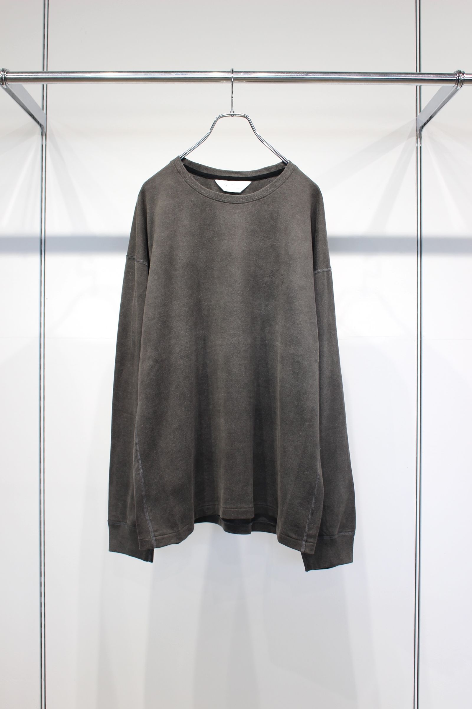 ANCELLM - UNEVENNESS LS T-SHIRT | BLACK | カットソー | NapsNote
