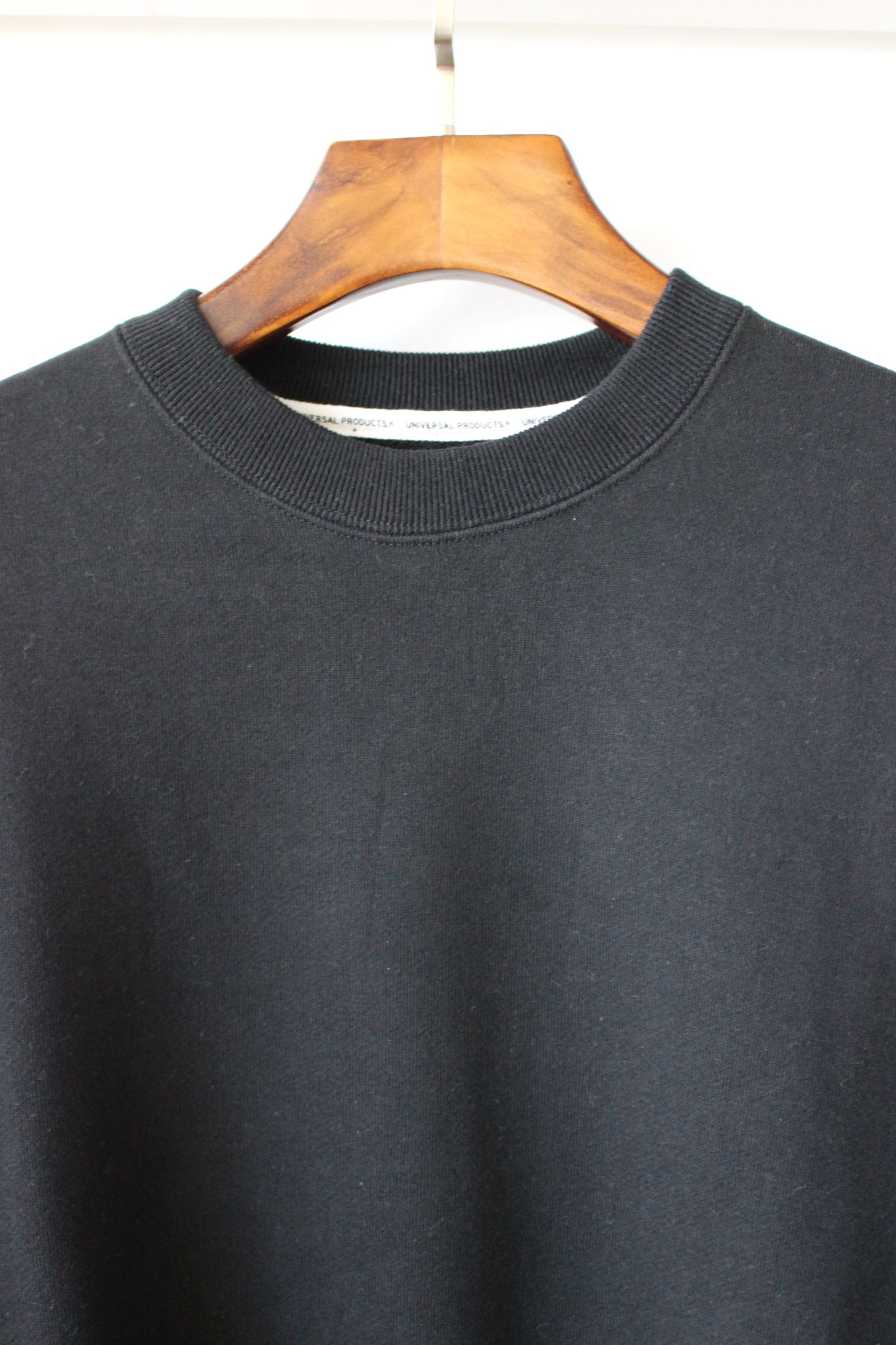 UNIVERSAL PRODUCTS - JUMBERCA CREW NECK SWEAT | BLACK | スウェット