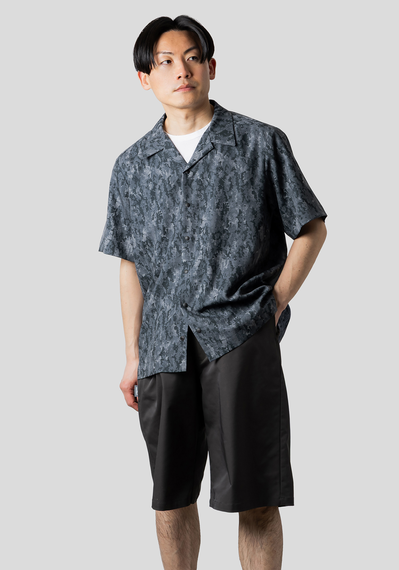 デジカモオープンカラー半袖シャツ｜narifuri オンラインストア