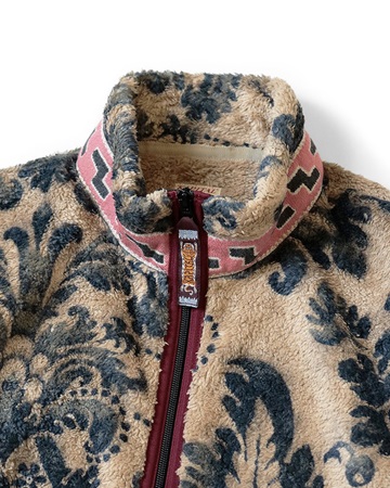 KAPITAL (キャピタル) ダマスク柄フリース ZIPブルゾン（バージン