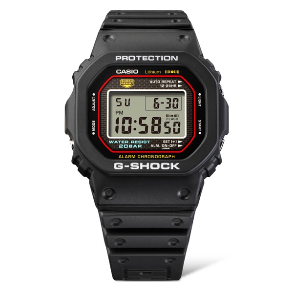 G-SHOCK 初代G-SHOCK復刻モデル DW-5000R-1AJF クォーツ メンズ