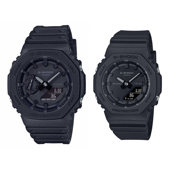 G-SHOCK ペアウォッチ GA-2100-1A1JF/GMA-P2100BB-1AJF クォーツ EC