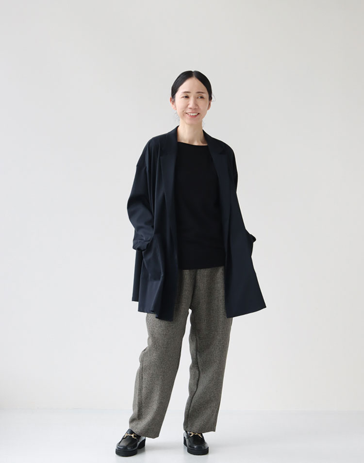 【新品】mizuiro ind/ミズイロインド　テーラードシャツジャケット ミズイロインド mizuiro ind mizuiro ind テーラードシャツジャケット