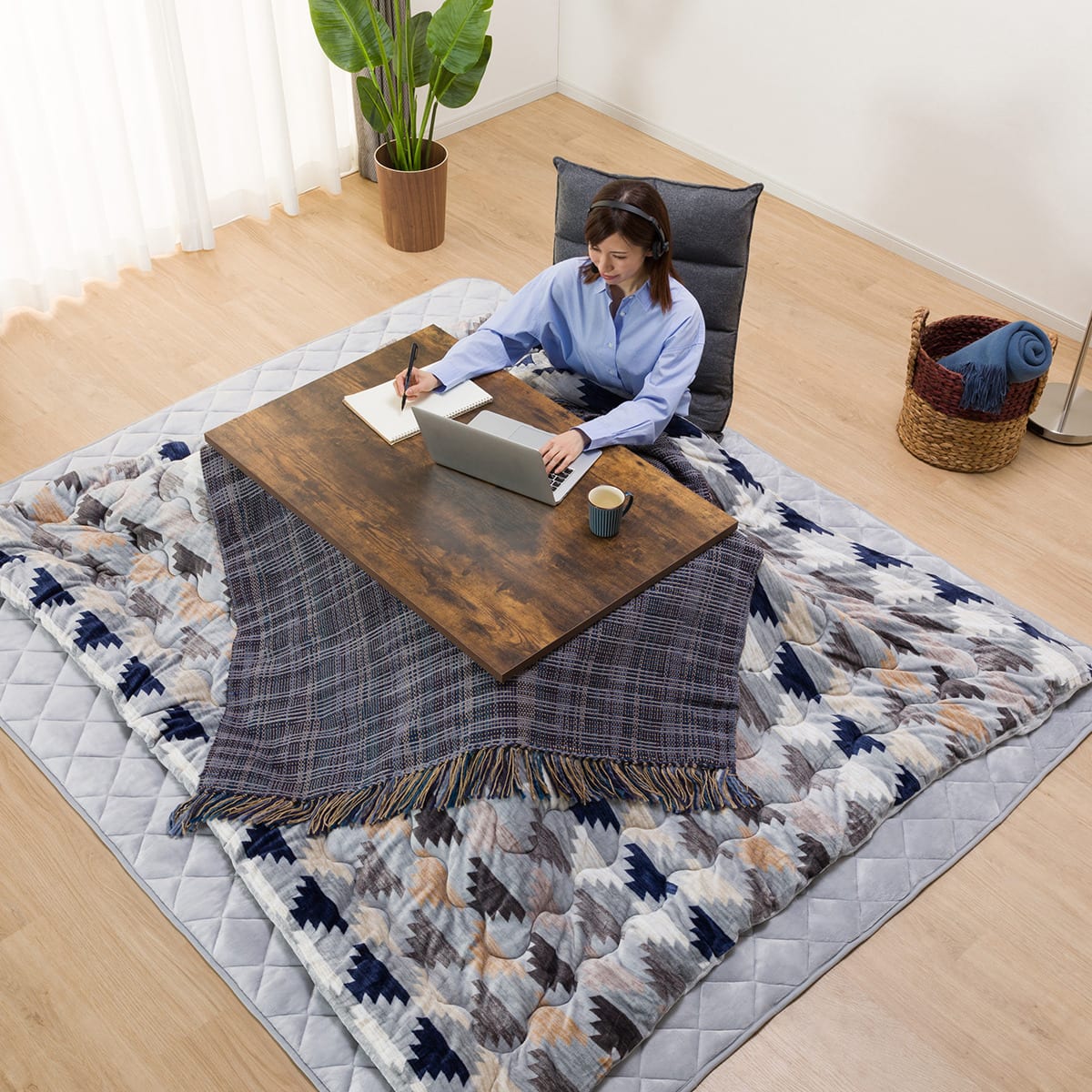 リビングこたつ(フロットC 105 ヴィンテージBR) | ニトリネット【公式