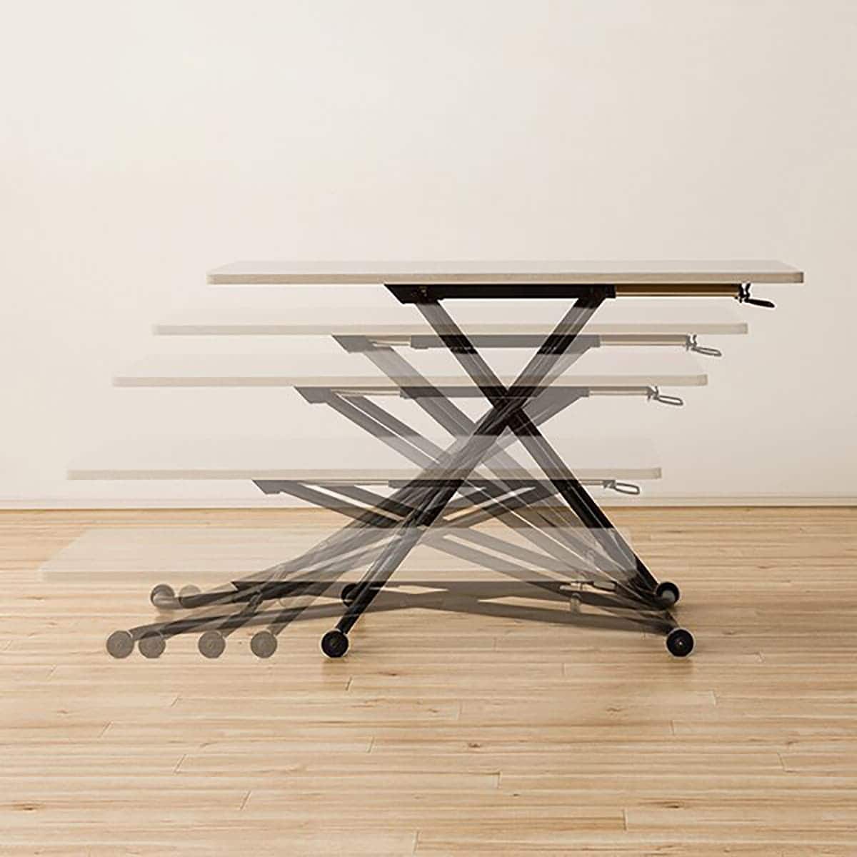 昇降センターテーブル (ライザN WW/BK) | ニトリネット【公式】 家具