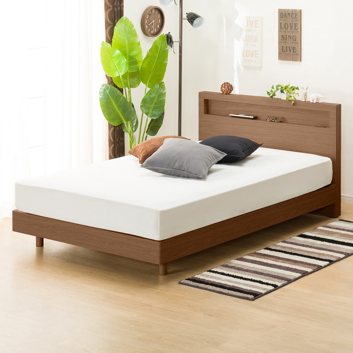 セミダブルベッドフレーム(ヘンリック/MBR) | ニトリネット【公式