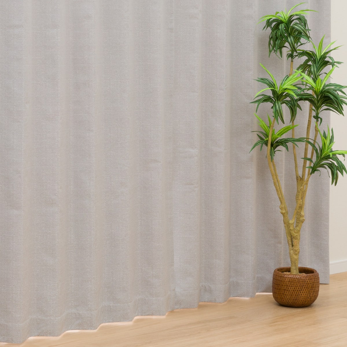 遮光1級・遮熱・遮音カーテン(RD100 ライトグレー 100X135X2) | ニトリ