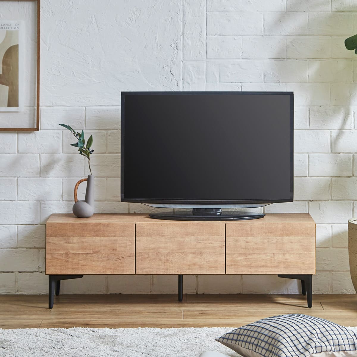 ブラック脚テレビボード (120 NA) | ニトリネット【公式】 家具