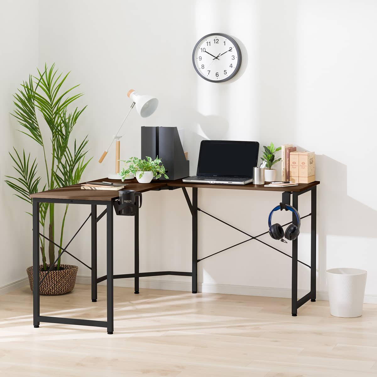 L型コーナーデスク(ZK007 N128 MBR) | ニトリネット【公式】 家具