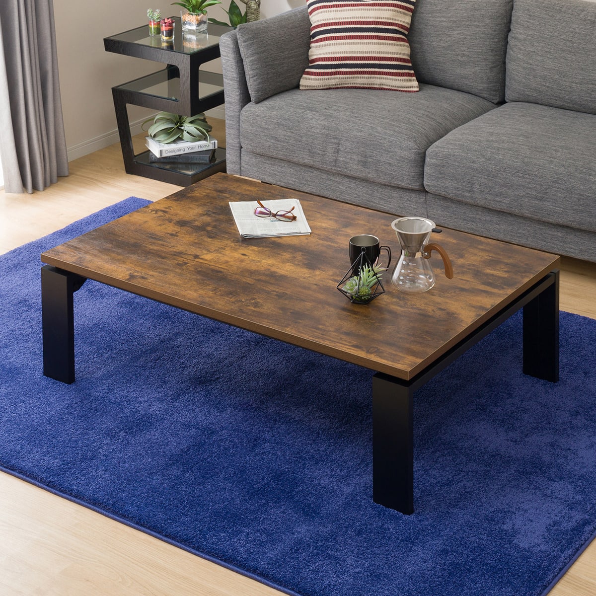 フラットヒーター付きリビングこたつ(フロットR120 VBR) | ニトリ