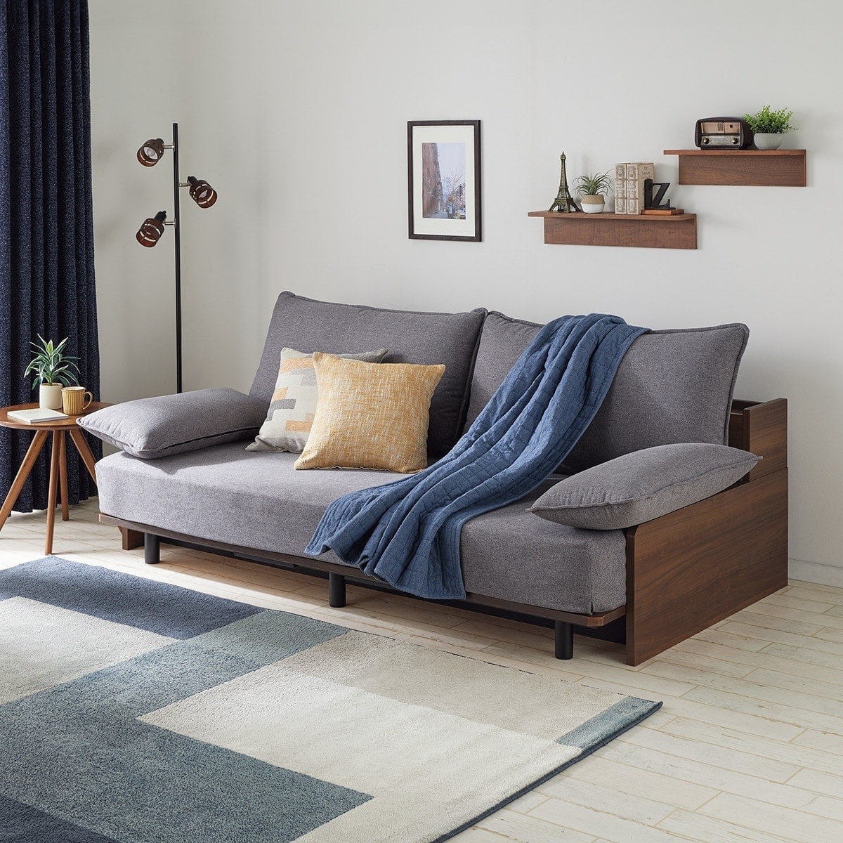 ベッドソファ (B2 MGY/MBR) | ニトリネット【公式】 家具・インテリア通販