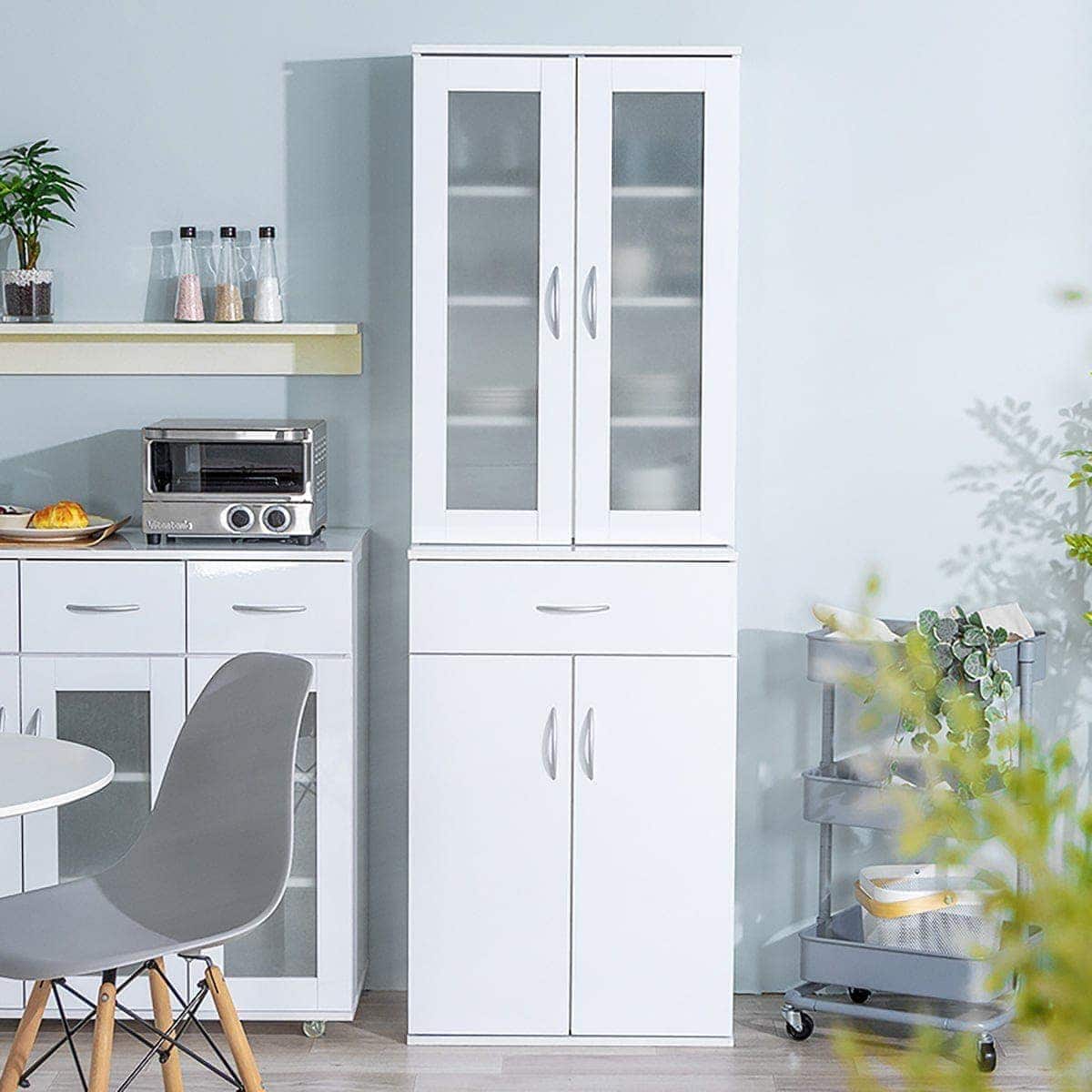 食器棚 (LKS 59 WH) | ニトリネット【公式】 家具・インテリア通販