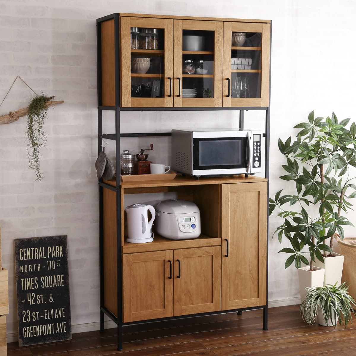 ヴィンテージテイストのキッチンボード(NA) | ニトリネット【公式