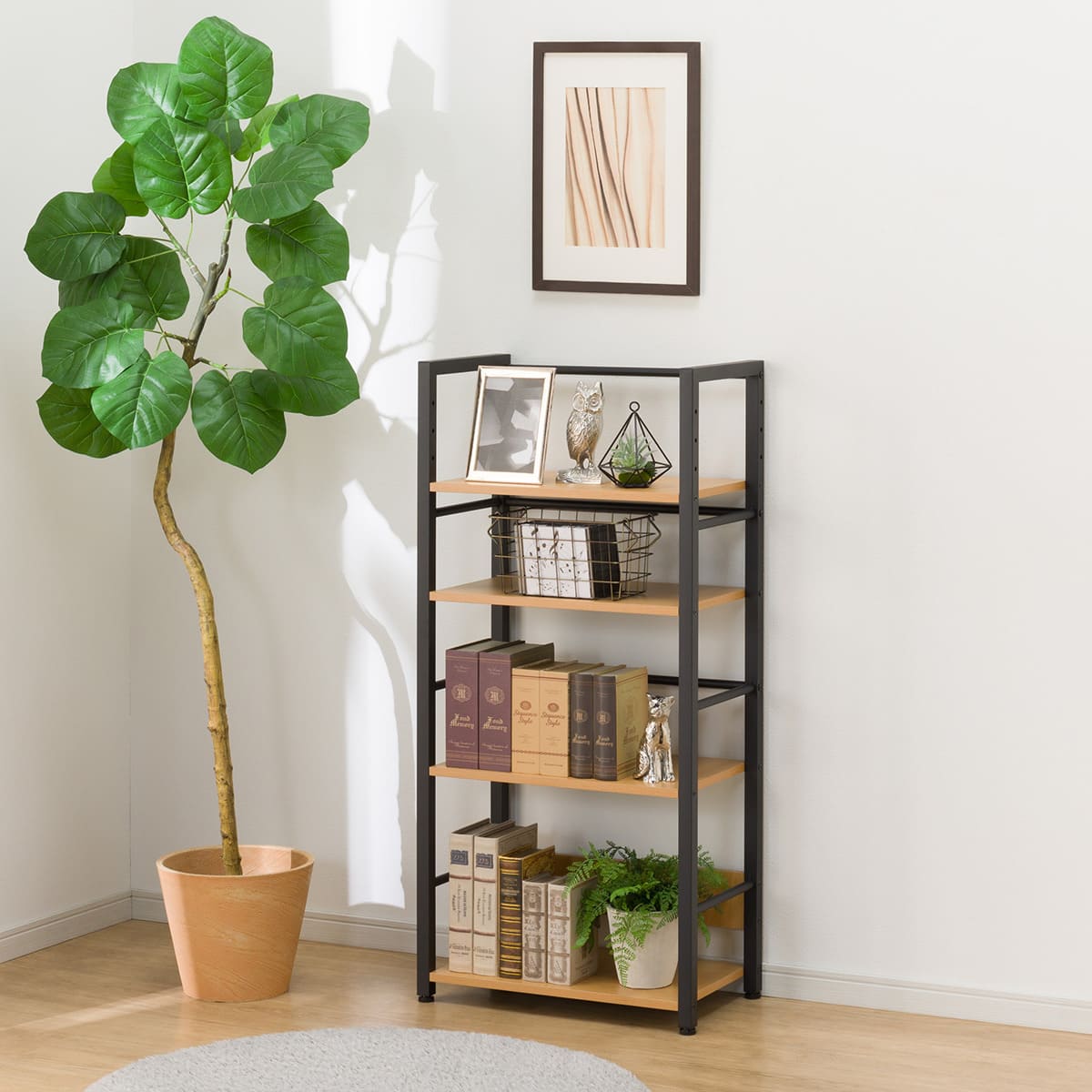 ブックシェルフ(ZK004 53 LBR) | ニトリネット【公式】 家具