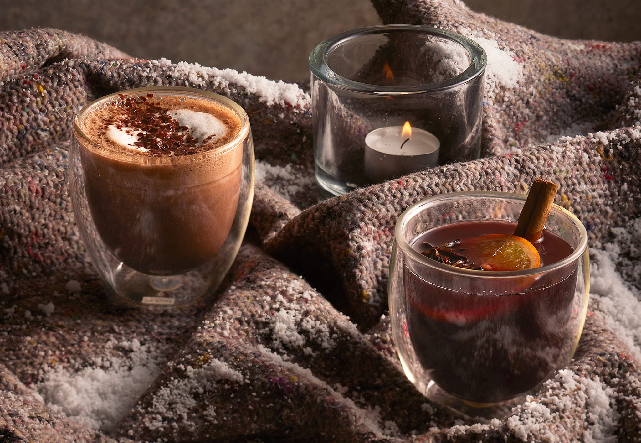 クリスマスまでの期間を祝う、アドベントカレンダーをイメージした