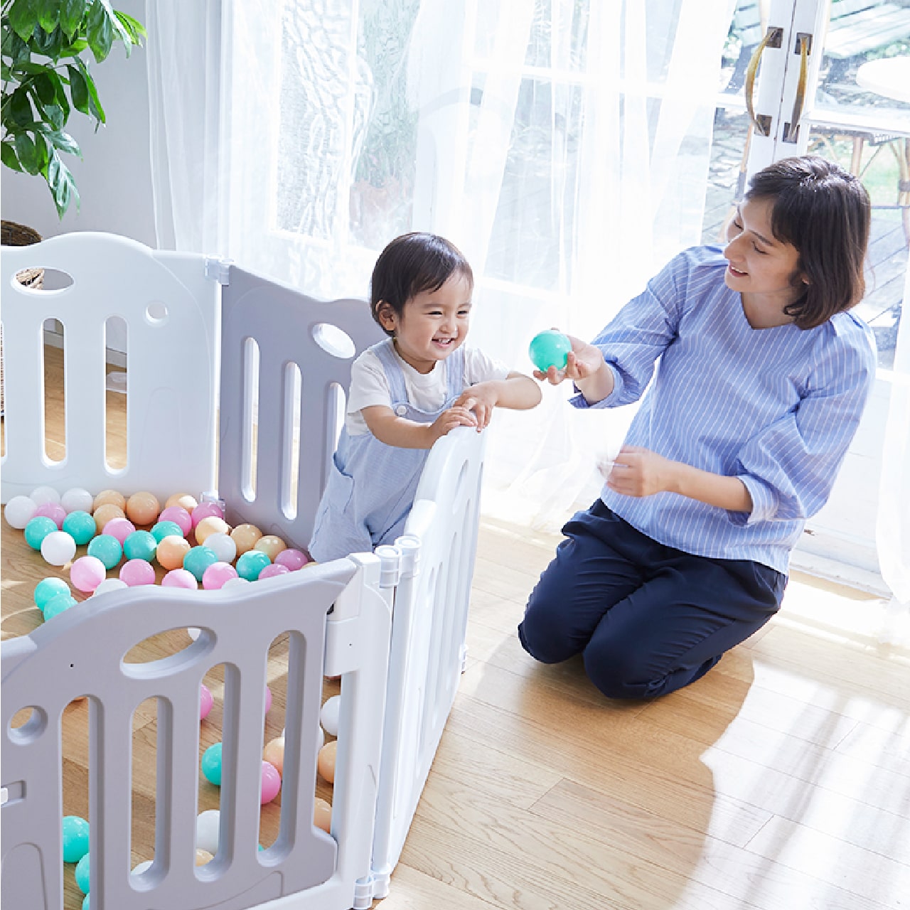 たためるベビーサークル pawoo パウー | ベビーサークル・ベビーゲート