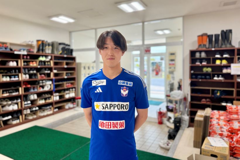 コジマタケヒロのアルビ日記2024 Vol.10「若さ全開」奥村仁 - 新潟県内