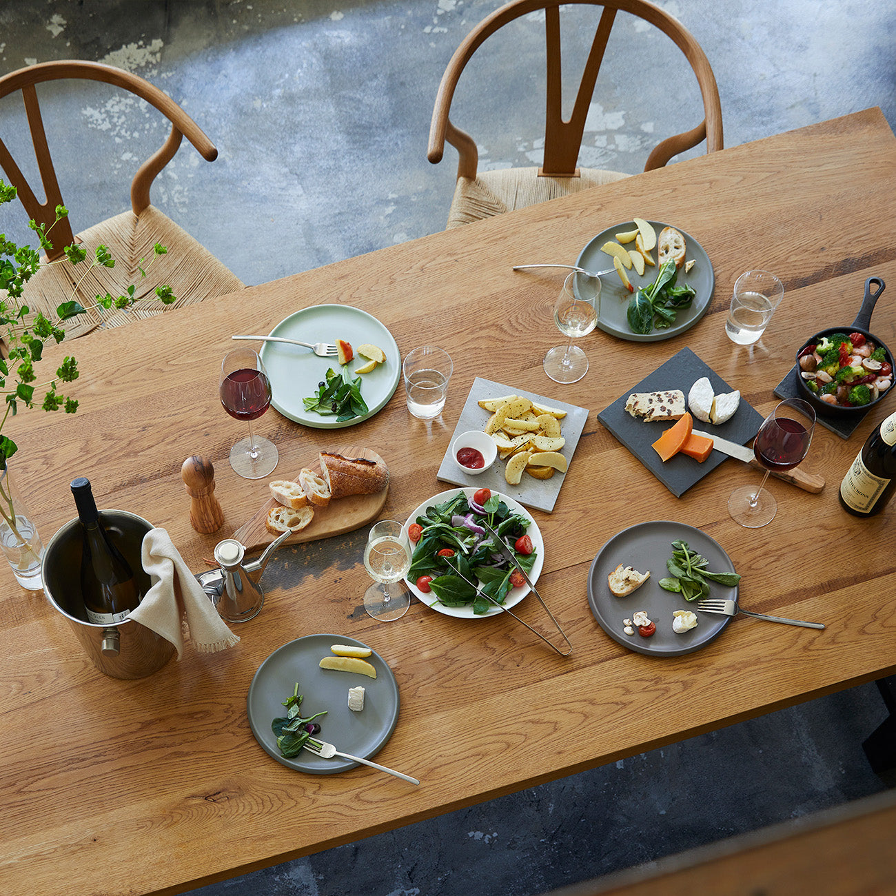 2人で使えるプレートセット 夕凪・夜凪｜おしゃれカフェ食器｜新生活