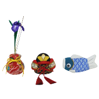 木目込五月人形 鯉飾り【人形堂】