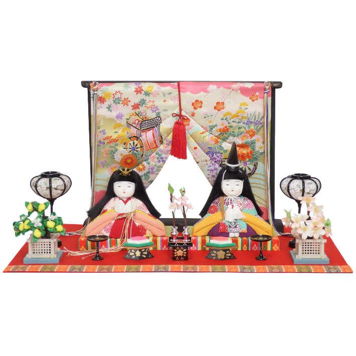 木目込人形 ひな人形 坐雛 豆雛 【人形堂】