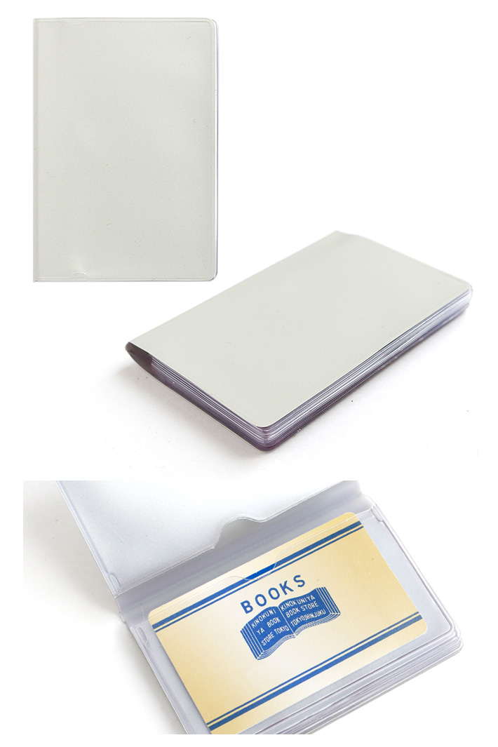 後継品】J1720 カードケース 両面20ポケット W70mm×H100mm 10個 (袋