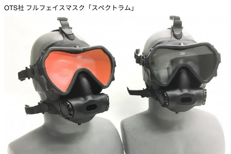 フルフェイスマスク「スペクトラム」 - 陸・海・空の世界最先端機器と