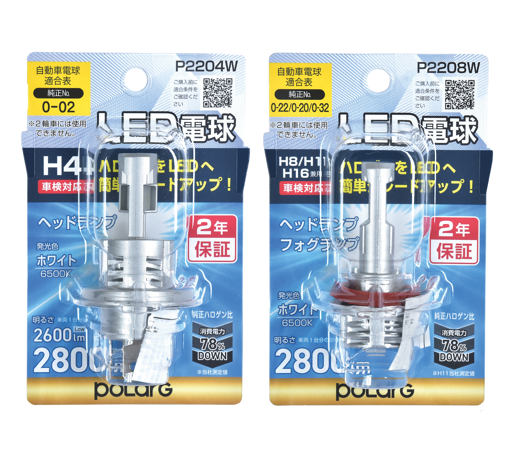 LED電球ヘッド＆フォグシリーズ | 日星工業株式会社