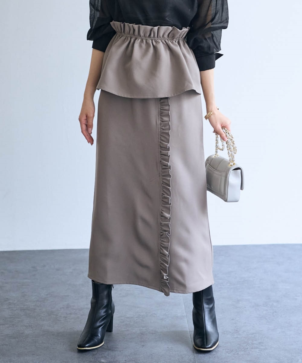 2点セット（フリルビスチェ+スカート）＜大きいサイズ有